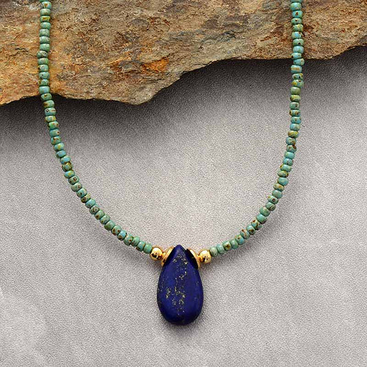 Bohemian Classic Lapis Lazuli Necklace