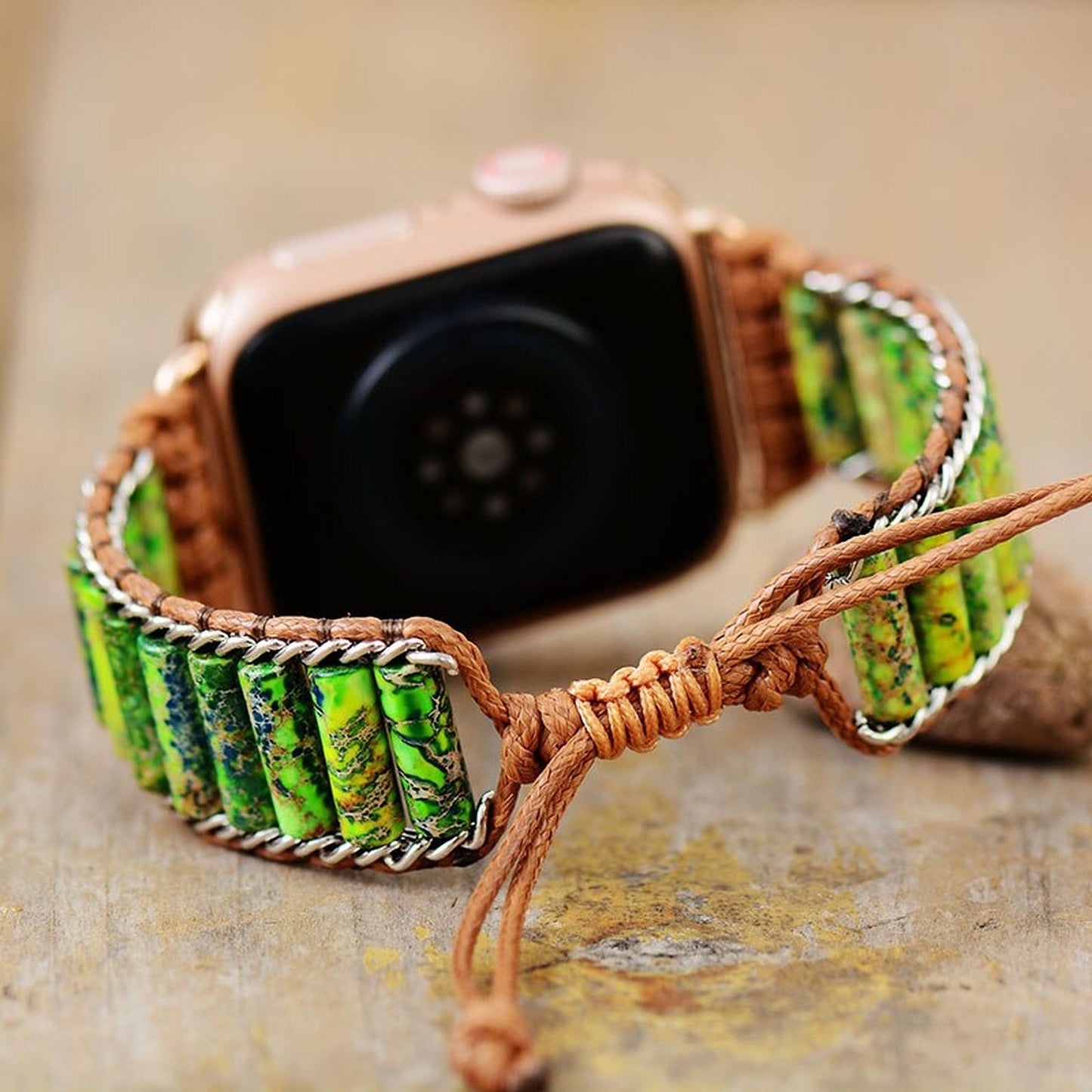 Blue Jasper Apple Watch Strap For Iwatch Series 7