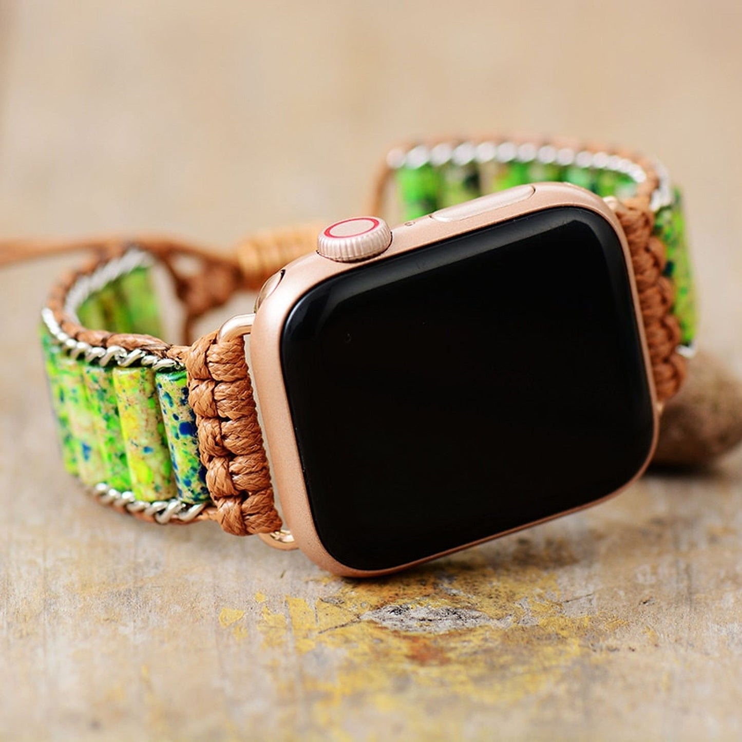 Blue Jasper Apple Watch Strap For Iwatch Series 7