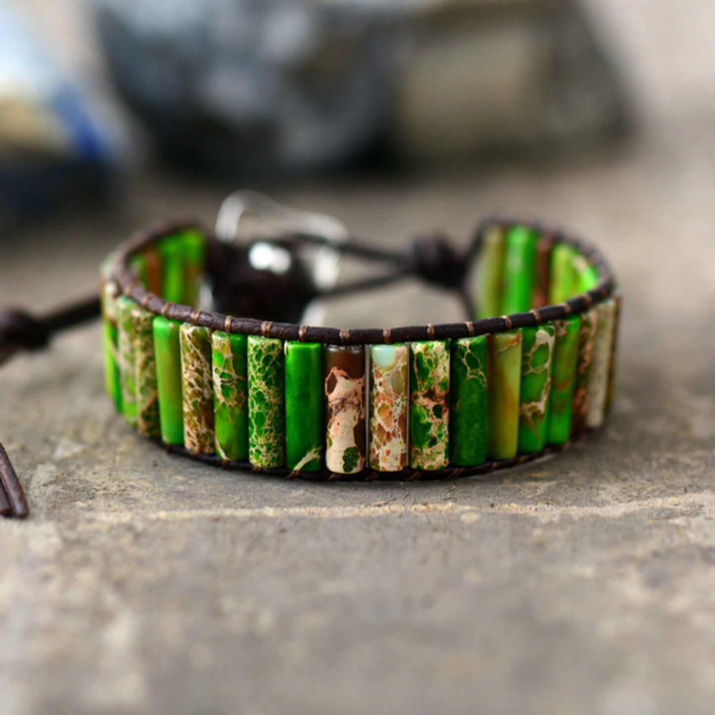 Green Nature Jasper Bracelet