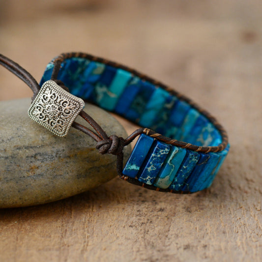 Blue Sapphire Meditation Bracelet