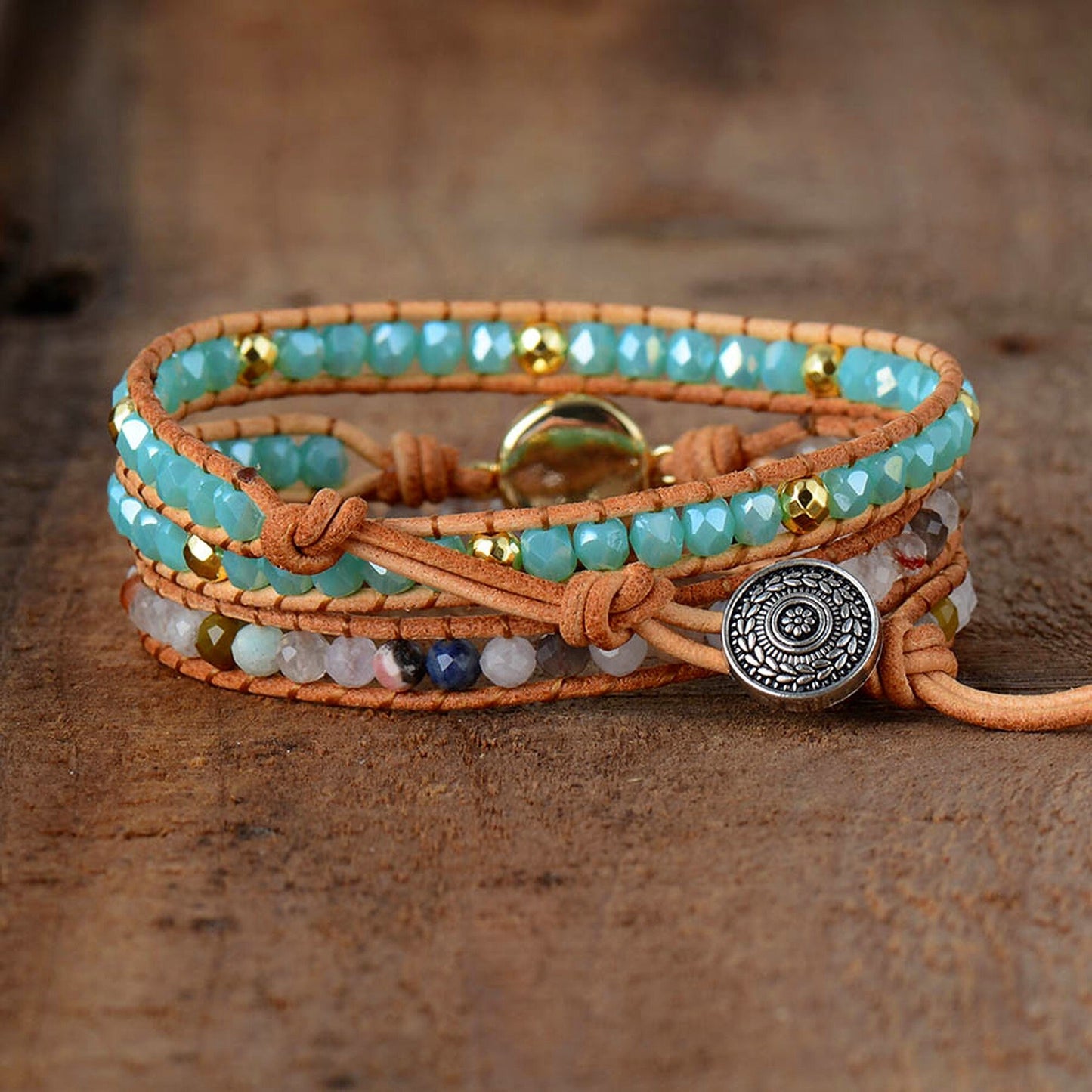 Fency Opal Wrap Bracelet