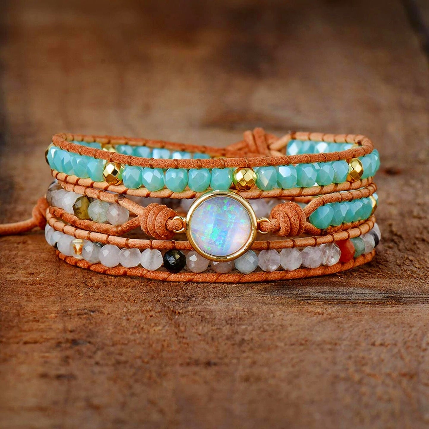 Fency Opal Wrap Bracelet