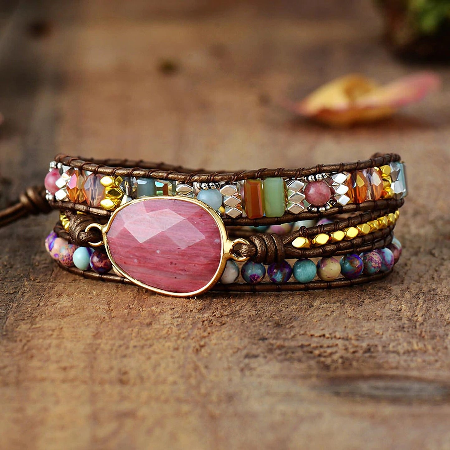 Rhodochrosite Love Passion Bracelet