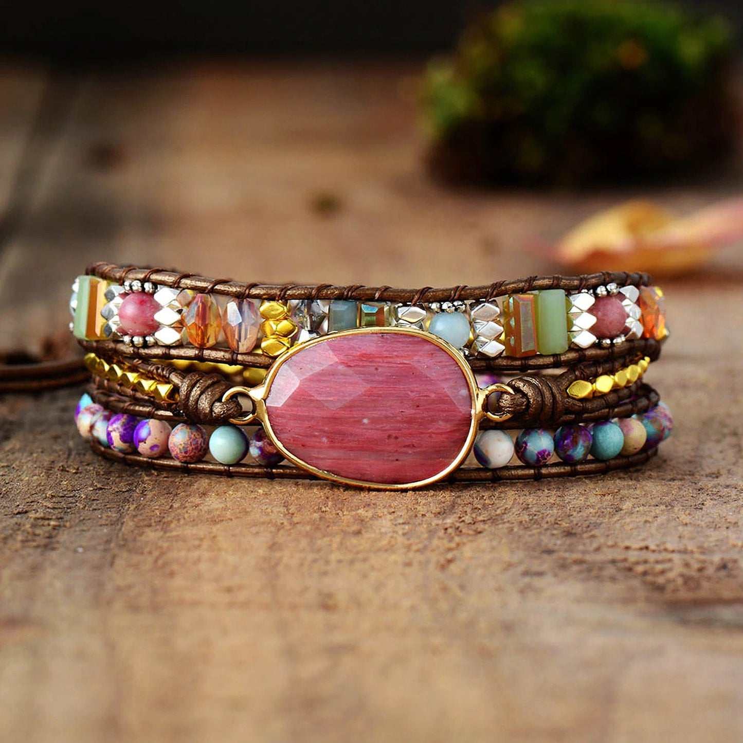 Rhodochrosite Love Passion Bracelet