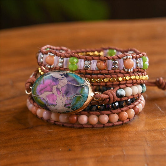 Ocean Jasper Galaxy Bracelet