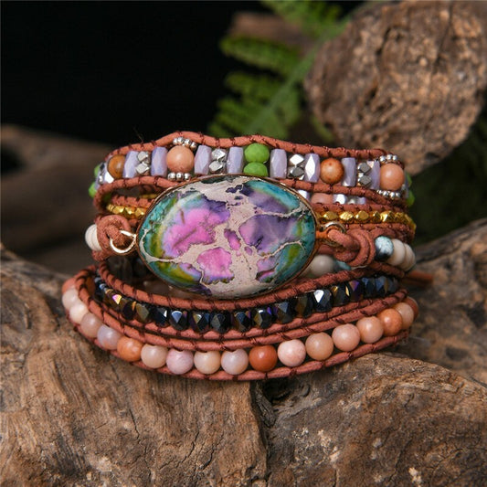 Ocean Jasper Galaxy Bracelet