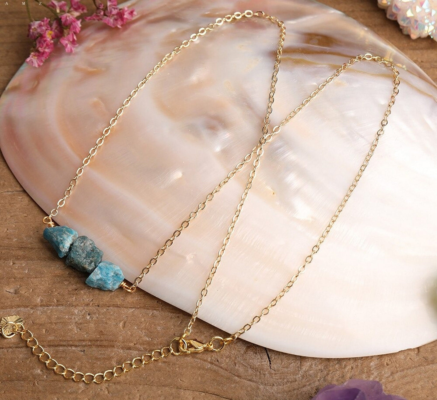 Raw Crystal Minimalist Necklace