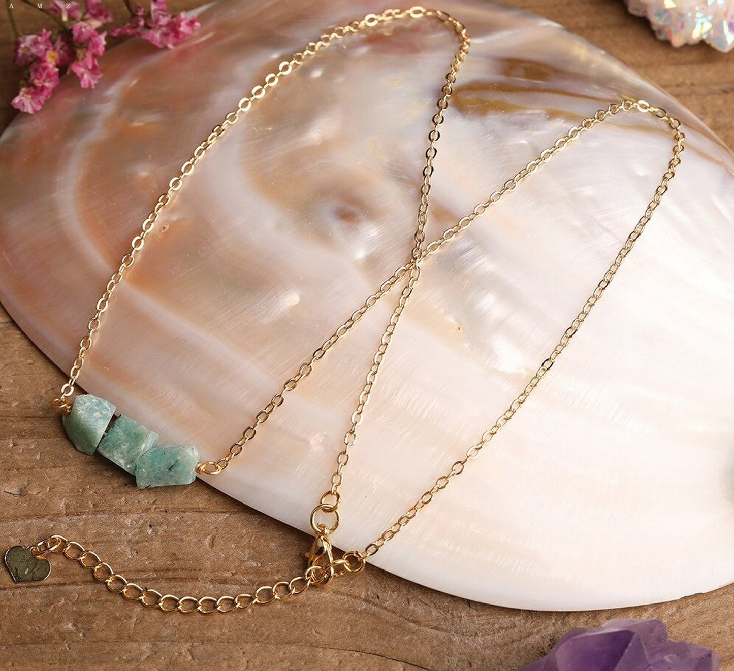 Raw Crystal Minimalist Necklace