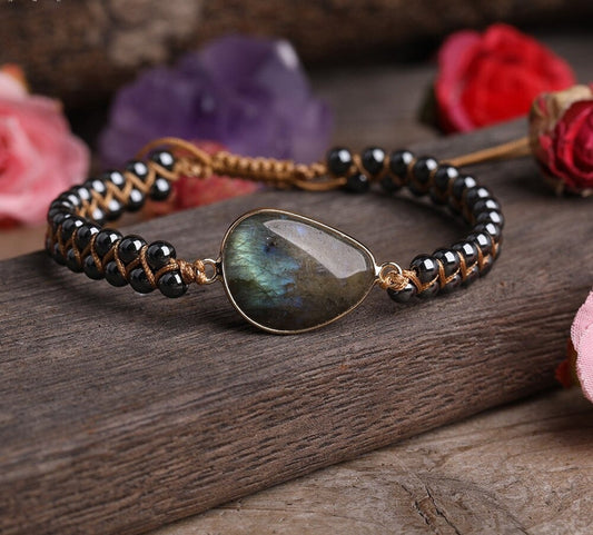 Love Accent Labradorite Bracelet