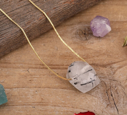 Natural Raw Crystal Necklace