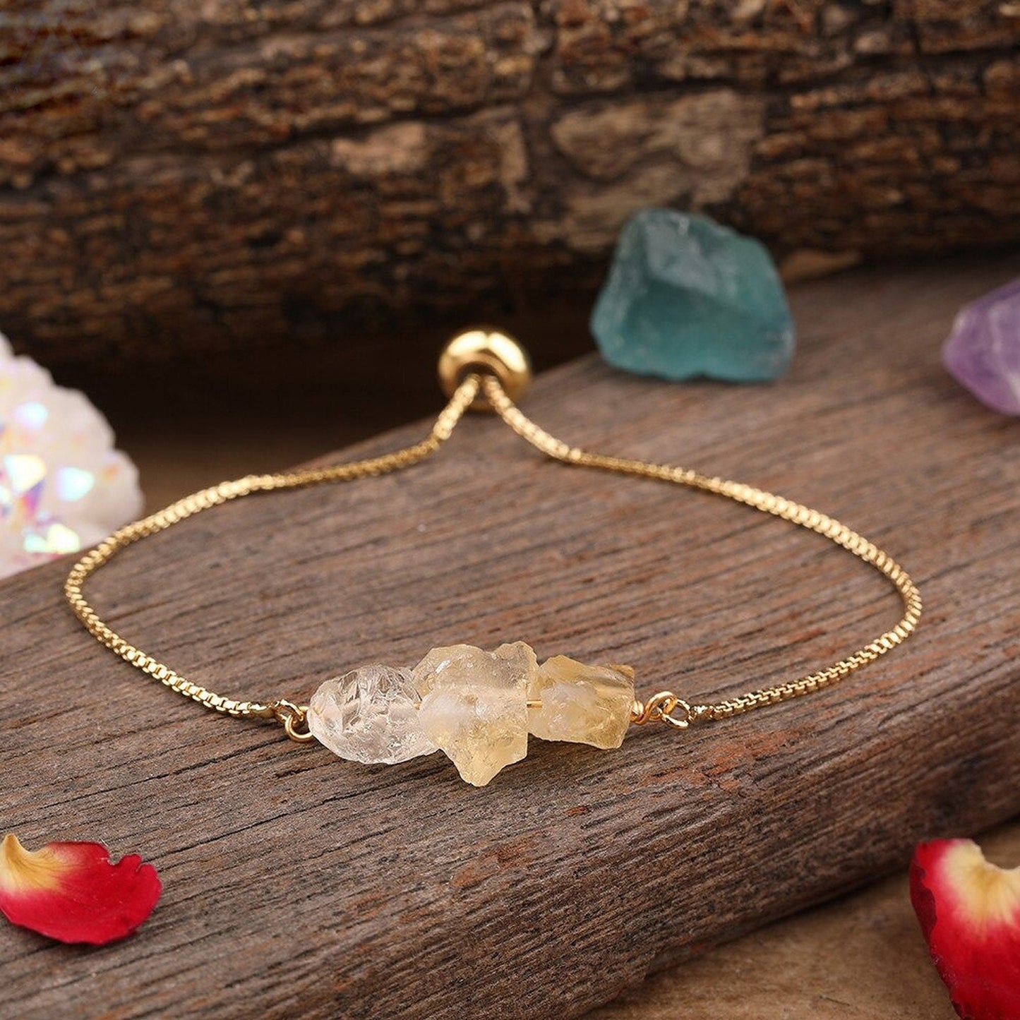 Minimalist Natural Stone Bracelet