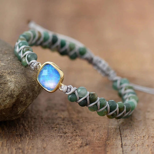 Square Opal Healing Bracelet