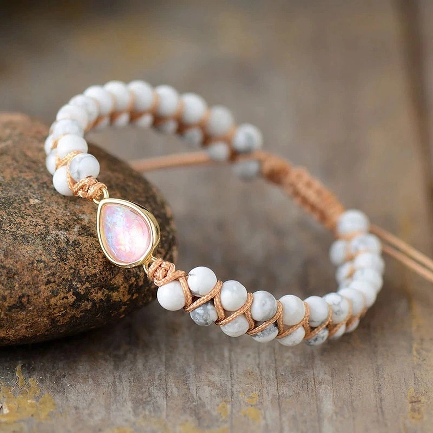 Courage Gemstone Minimalist Bracelet