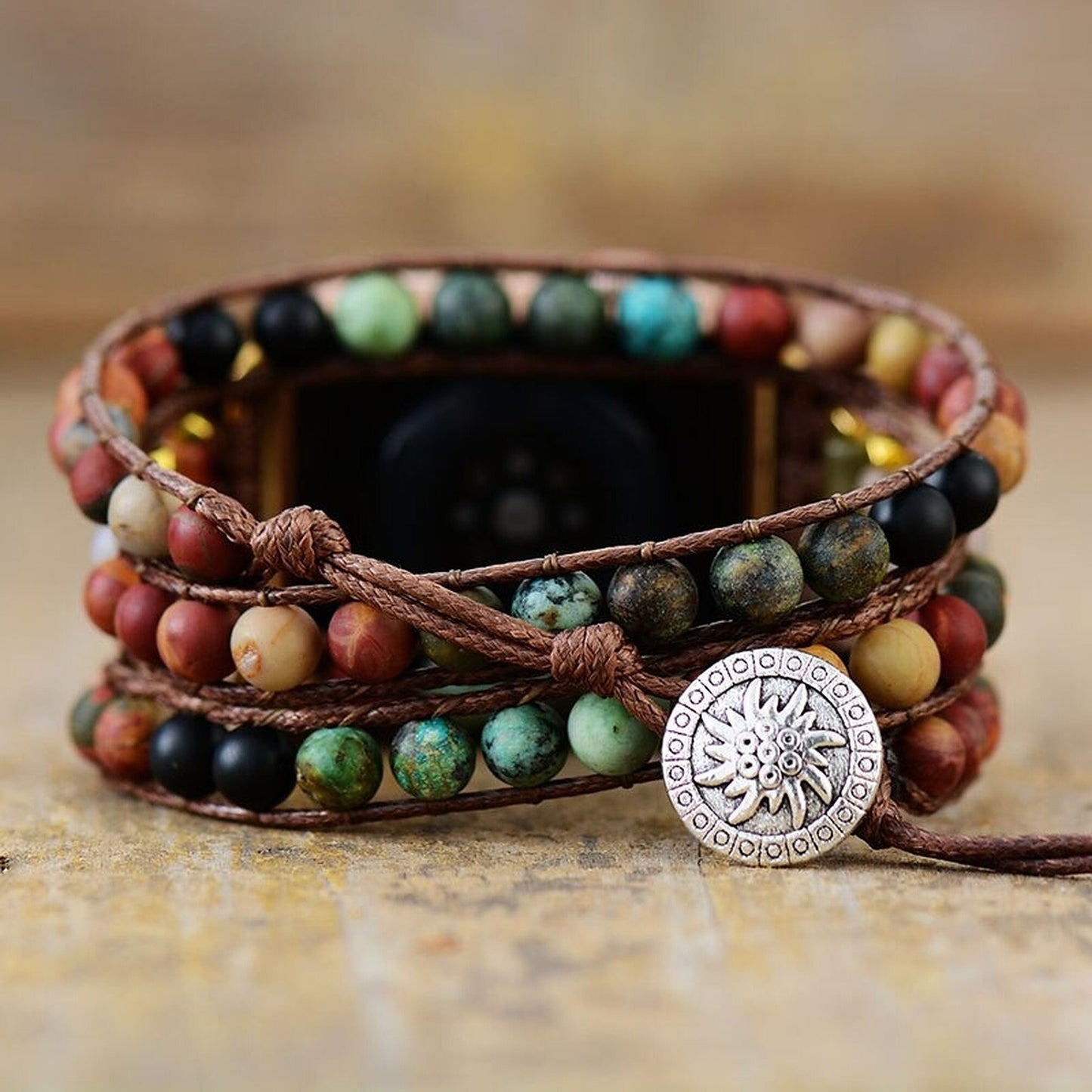 Chakra Wrap Gemstone watch Strap