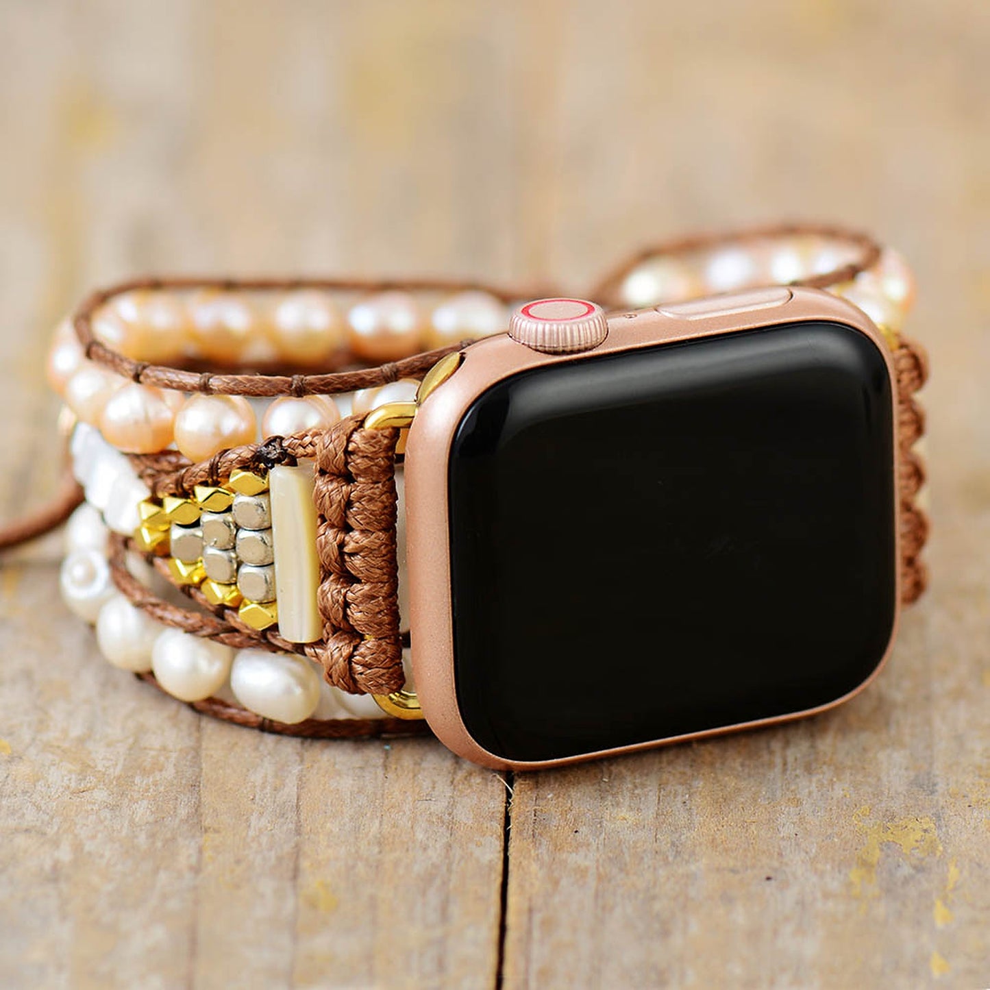 Freshwater Pearl Beaded Apple Watch Strap