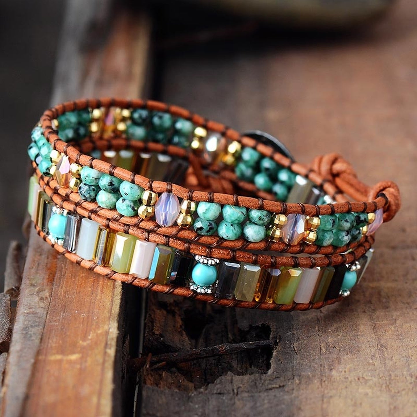 Danity Crystal Wrap Bracelet