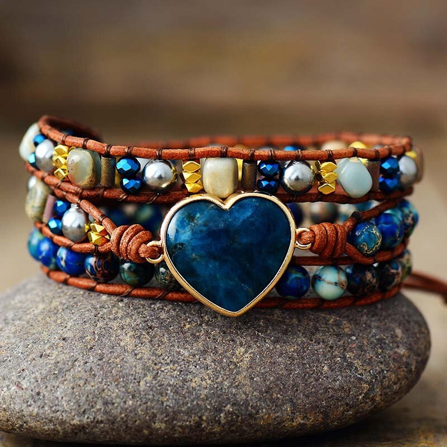 Blue Love Apatite Bracelet