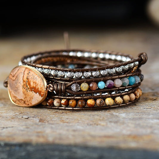 Grounding Chakra Wrap Bracelet