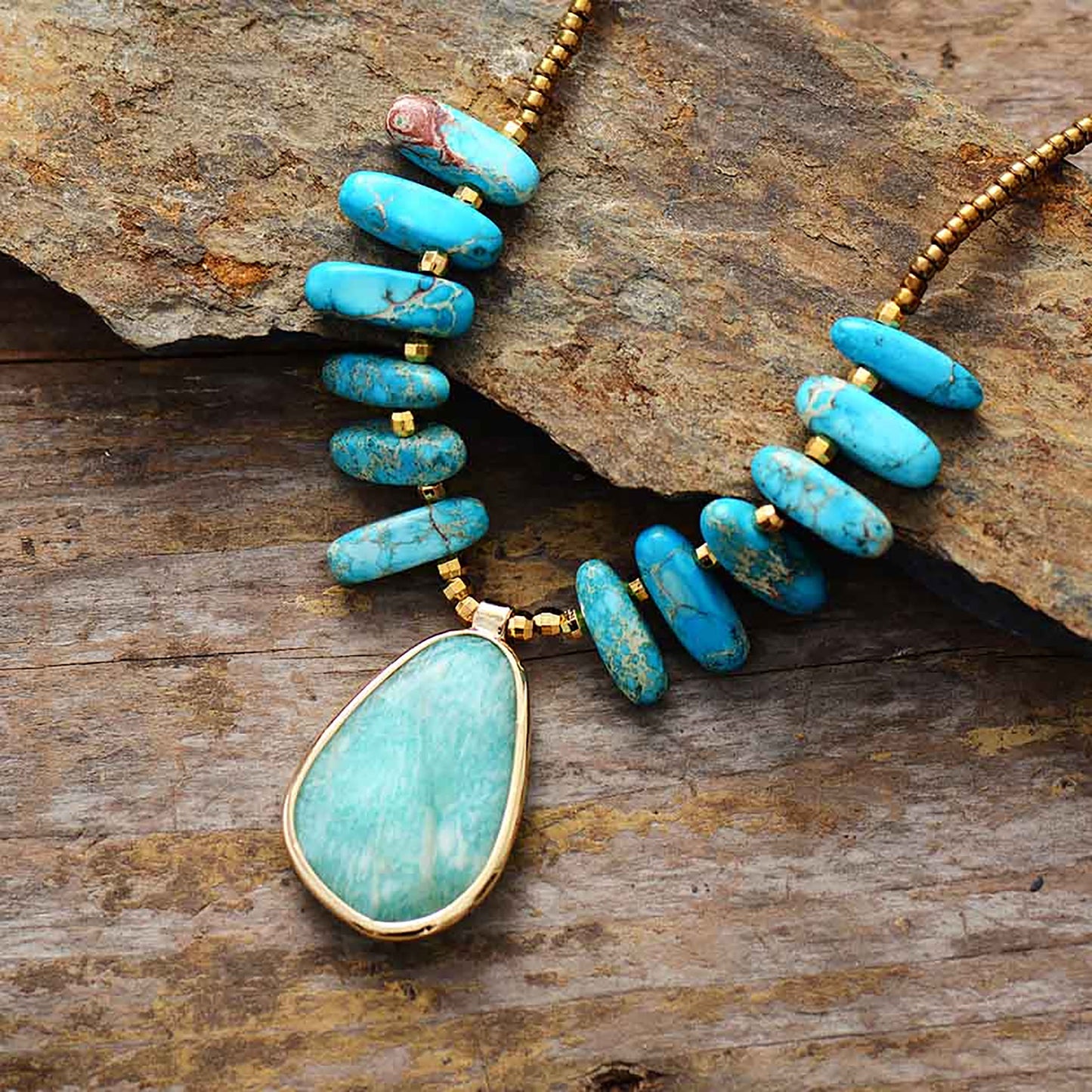 Amazonite Tribe Necklace