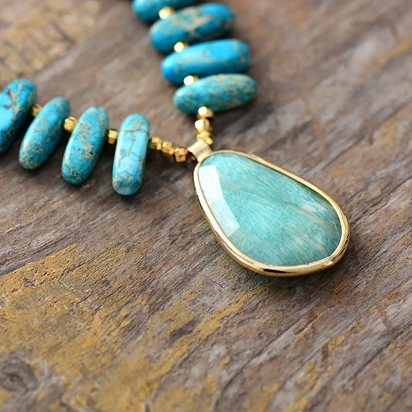 Amazonite Tribe Necklace