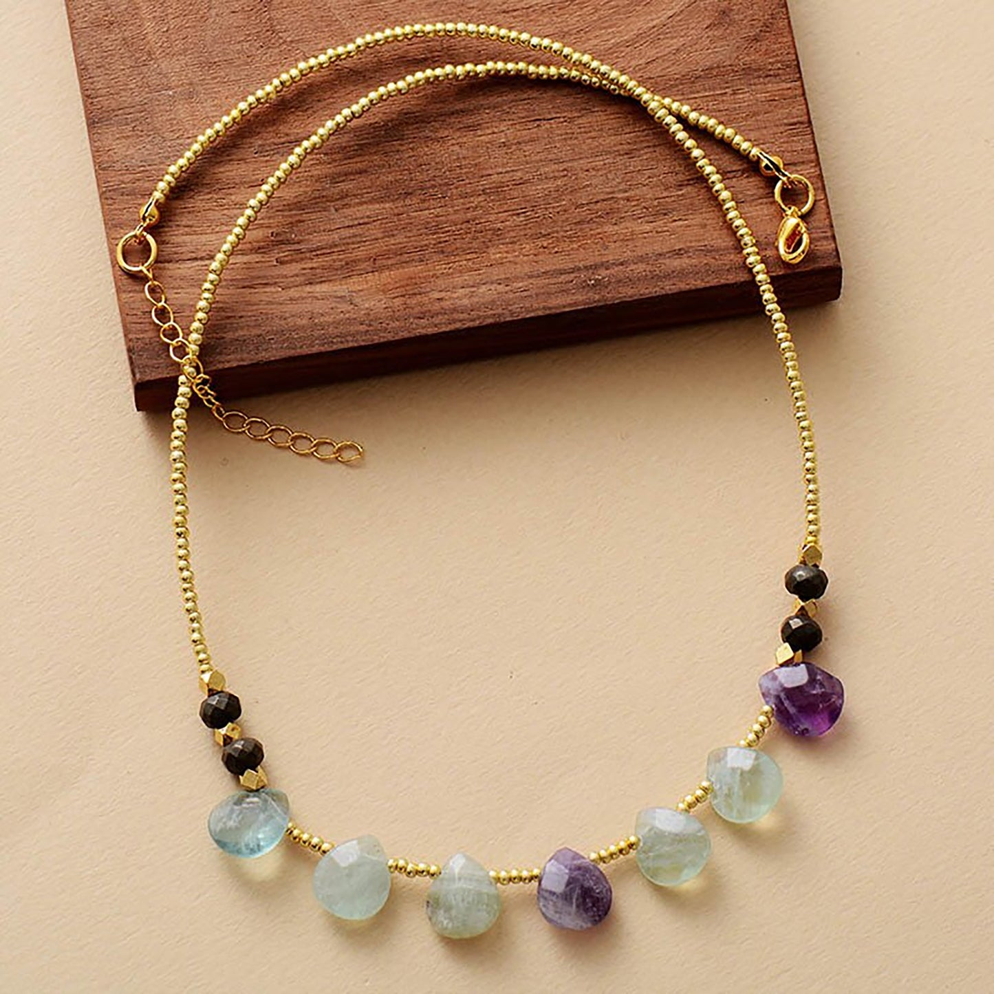 Fluorite Infinity Necklace