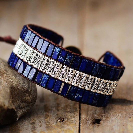 Lapis Lazuli Antique Path Bracelet