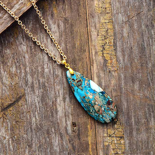 Turquoises Drop Necklace